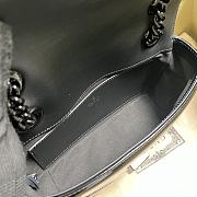 Gucci GG Marmont Patent Mini Shoulder Bag Black 22x13x6cm - 2