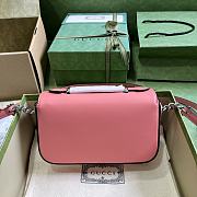 Gucci Petite GG Mini Shoulder Pink Bag 21x10x5cm - 4