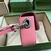 Gucci Petite GG Mini Shoulder Pink Bag 21x10x5cm - 2