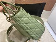 Dior Lady Small My ABC Green Lambskin 20 x 17 x 8 cm - 4