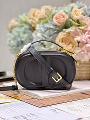 Dior CD Signature Oval Camera Bag Black 18x11x6.5cm - 1