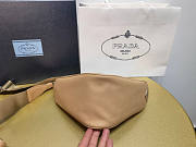 Prada Triangle Leather Beige Shoulder Bag 26x14x12cm - 2