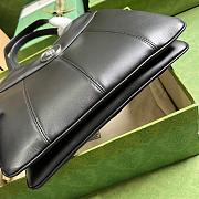 Gucci Petite GG Small Tote Black Bag 28x21x6.5cm - 4