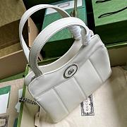 Gucci Petite GG Small Tote White Bag 28x21x6.5cm - 6