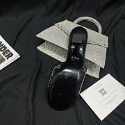 Gucci Women's GG Mid-Heel Slide Sandal Black 7.5cm - 5