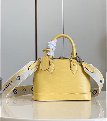 Louis Vuitton LV Alma BB Yellow 23.5 x 17.5 x 11.5 cm