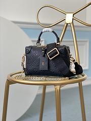 Louis Vuitton LV Petite Malle Souple Black 20x14x7.5cm - 5