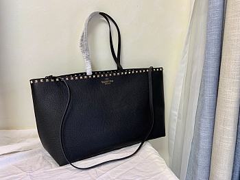 Valentino Garavani Rockstud Black Tote Bag 48 x 27.5 x 12.5cm