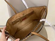 Valentino Garavani Rockstud Caramel Black Tote Bag 48 x 27.5 x 12.5cm - 2