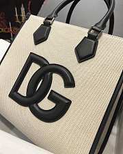 DG Bag Canvas Tote White 31x27x16cm - 3