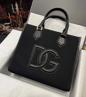 DG Bag Canvas Tote Black 31x27x16cm