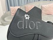 Dior By ERL Saddle Bag Black Grained Calfskin 26 x 19 x 4.5 cm - 2