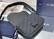 Dior Mini Saddle Bag With Strap Black 23 x 18 x 6 cm - 6