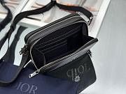 Dior By ERL Pouch With Strap Black Grained Calfskin 17x12.5x5cm - 3