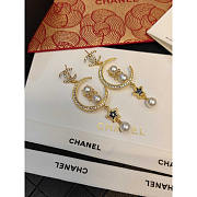 Chanel Pearl Moon Earring Gold - 2