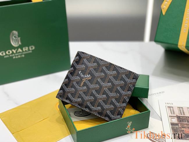 Goyard Saint-Florentin Wallet Black 10.5x2.4x12cm - 1