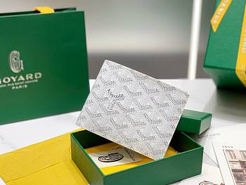 Goyard Saint-Florentin Wallet White 10.5x2.4x12cm