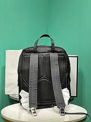 Prada Re-Nylon Saffiano Leather Backpack 39x30x17cm - 5