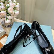 Prada Patent Leather Ballerinas Black  - 4