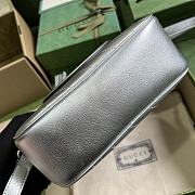Gucci Blondie Small Shoulder Bag Silver 21x15.5x5cm - 4
