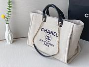 Chanel Shopping Tote Canvas 38x22x13cm - 4