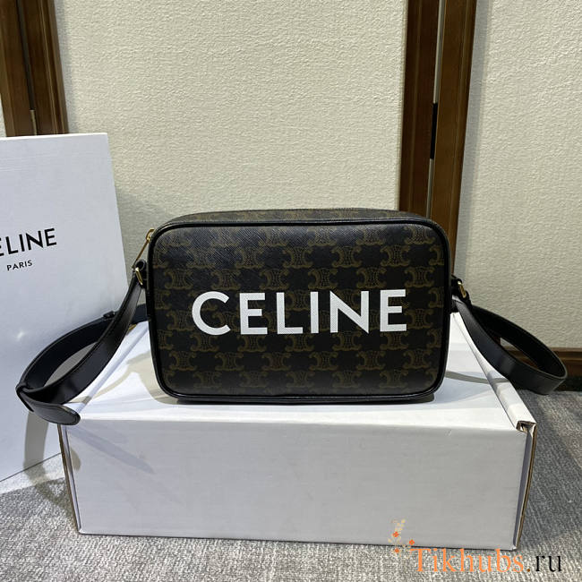 Celine Medium Messenger Bag Triomphe 23x14.5x4cm - 1