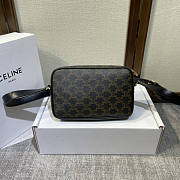 Celine Medium Messenger Bag Triomphe 23x14.5x4cm - 6