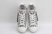 Dior B23 Oblique Low Top SNEAKER Black White - 3