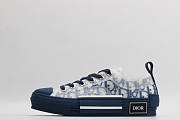 Dior B23 Oblique Low Top Sneaker Blue - 4