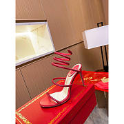 Rene Caovilla Caovilla Cleo Jewel Stiletto Sandals Red - 3