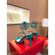 Rene Caovilla Caovilla Cleo Jewel Stiletto Sandals Green 10cm - 6