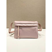 Prada Re-Nylon Small Padded Shoulder Bag Pink 23x16x11cm - 4