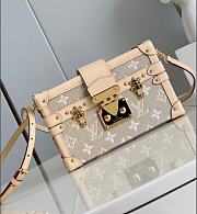 Louis Vuitton LV Petite Malle Beige 20 x 12.5 x 6 cm - 1