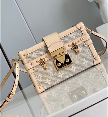 Louis Vuitton LV Petite Malle Beige 20 x 12.5 x 6 cm