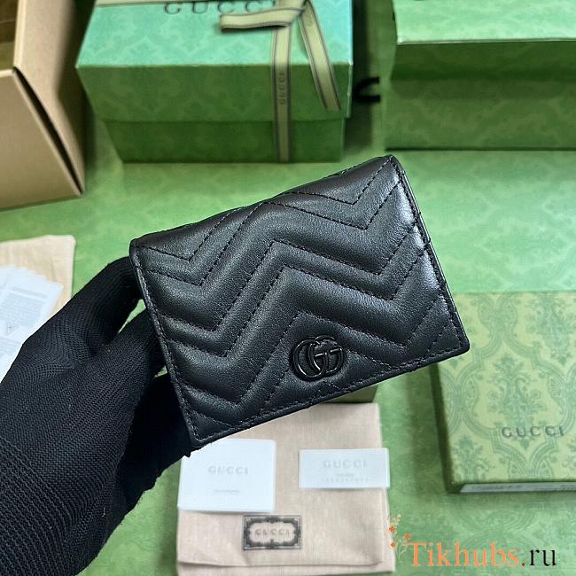 Gucci Marmont Wallet Black 11x8.5x3cm - 1