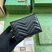 Gucci Marmont Wallet Black 11x8.5x3cm - 3