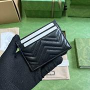 Gucci Card Holder Black 10x7cm - 3