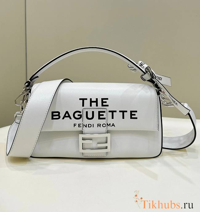 Fendi Baguette White leather Fendi by Marc Jacobs Bag 27x15x6cm - 1