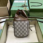 Gucci GG Mini Bucket Bag With Interlocking G 11.5x20x5.5cm - 3