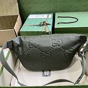 Gucci Jumbo GG Belt Bag Green 28x18x8cm - 6