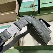 Gucci Jumbo GG Belt Bag Green 28x18x8cm - 4