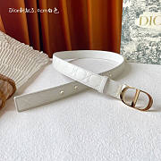 Dior 30 Montaigne Belt Latte Cannage Calfskin 3cm - 2