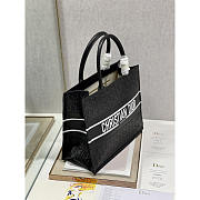 Dior Medium Book Tote Black 36cm - 6