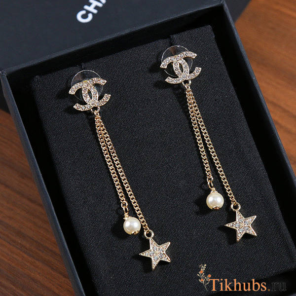 Chanel Earrings Gold - 1