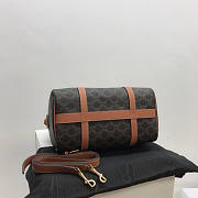 Celine Boston Bag In Triomphe Canvas 31x20x17cm - 2