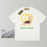 Gucci Woof Print Cotton T-Shirt - 1