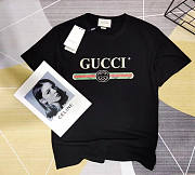 Gucci T-shirt Logo Black - 1