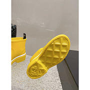 Chanel Short Yellow Rain Boots - 3