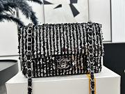 Chanel Flap Bag Silver 20cm - 1