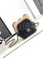 Chanel Lambskin Wood Black  - 1